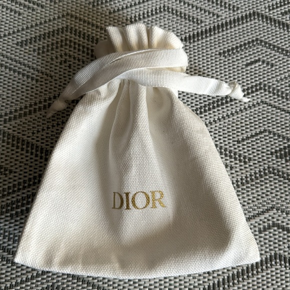 Christian Dior drawstring canvas pouch - Picture 6 of 6
